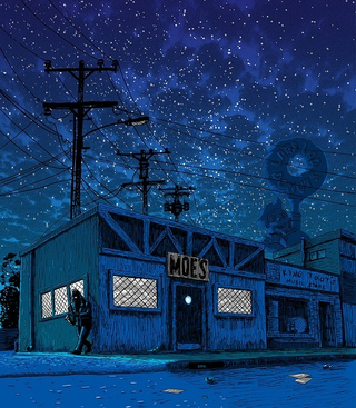 Illustration for article titled Check out these illustrations of Simpsons locales as seen at night
